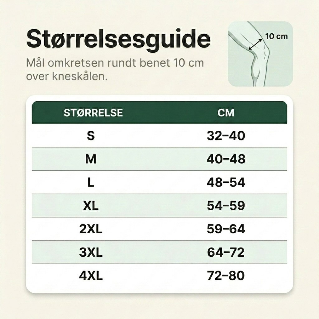 BambuCompress Knestøtte – Naturlig smertelindring for verkende knær